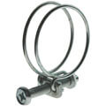Spiral hose clamp <strong>W1 zinc-coated steel