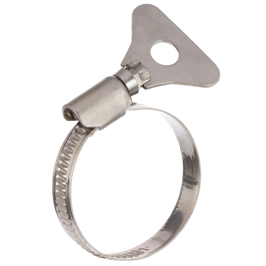 HTC© Hose clamp <strong>W4</strong> stainless steel with wing handle