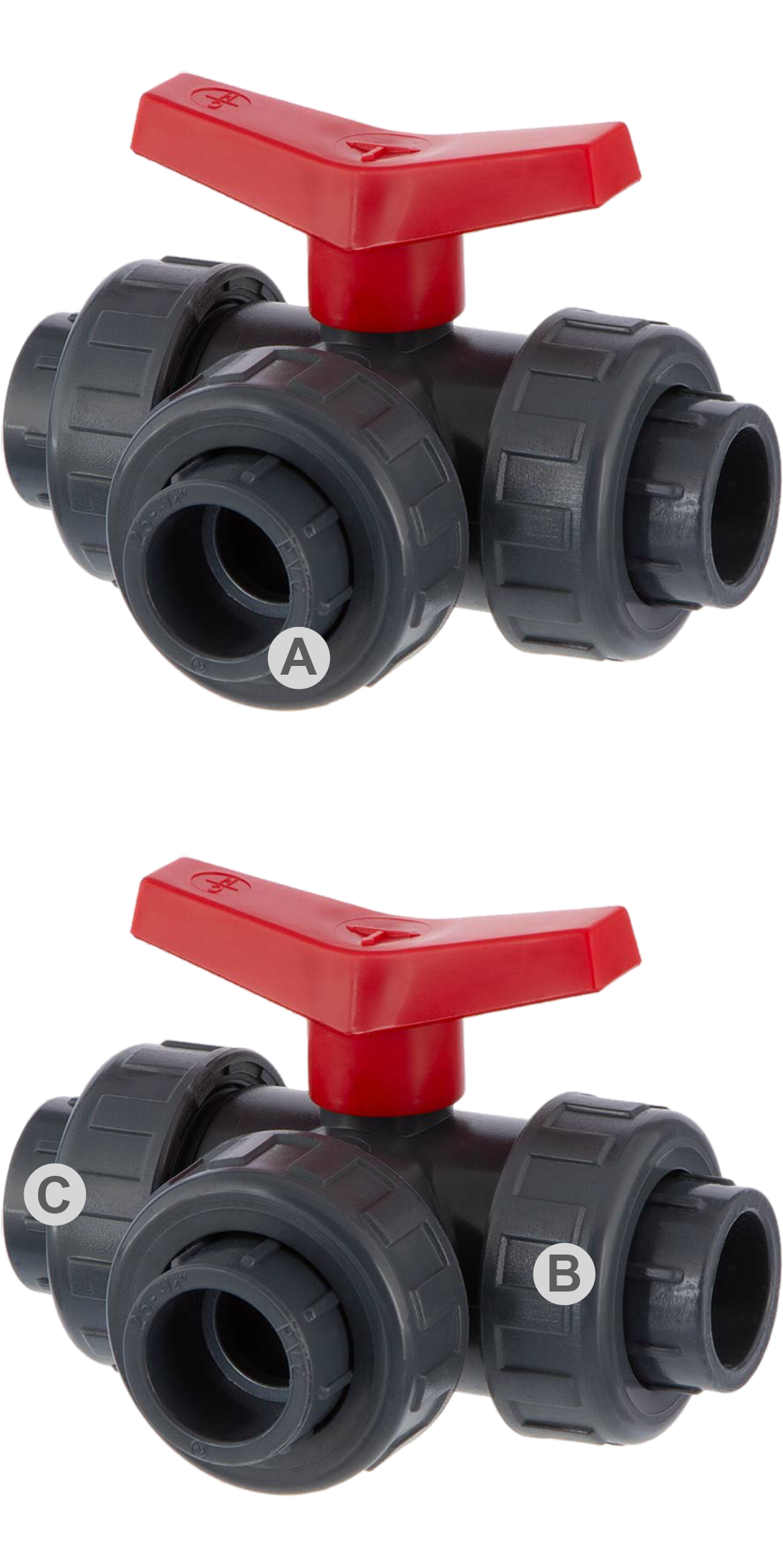 3-Wege Kugelhahn Montageinstruktionen