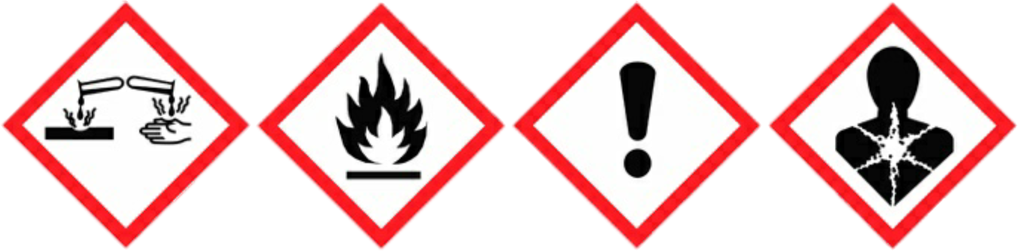 Gefahrenhinweis PVC-U Kleber und Reiniger Klebeschlauch