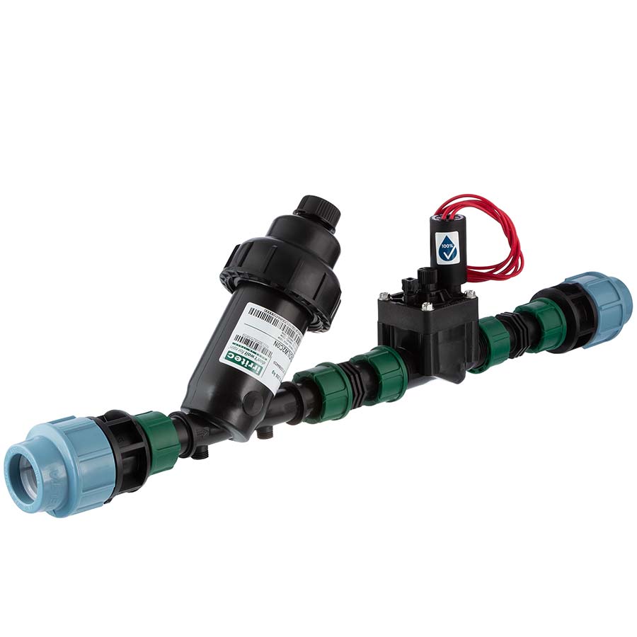 Vorstation mit Filtereinheit und Magnetventil