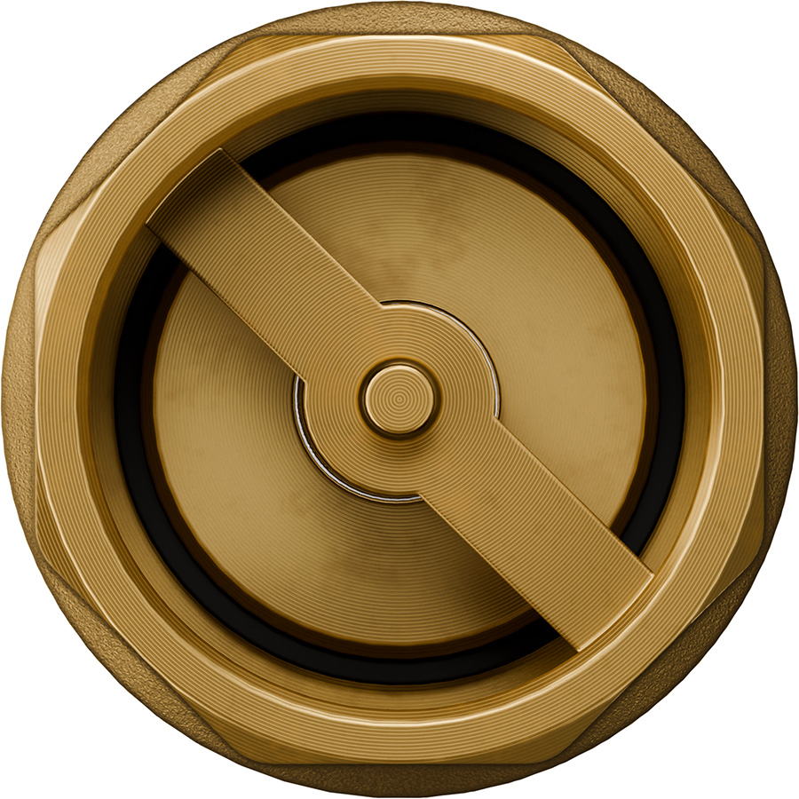 Rückschlagventil Typ YORK Detail Messing