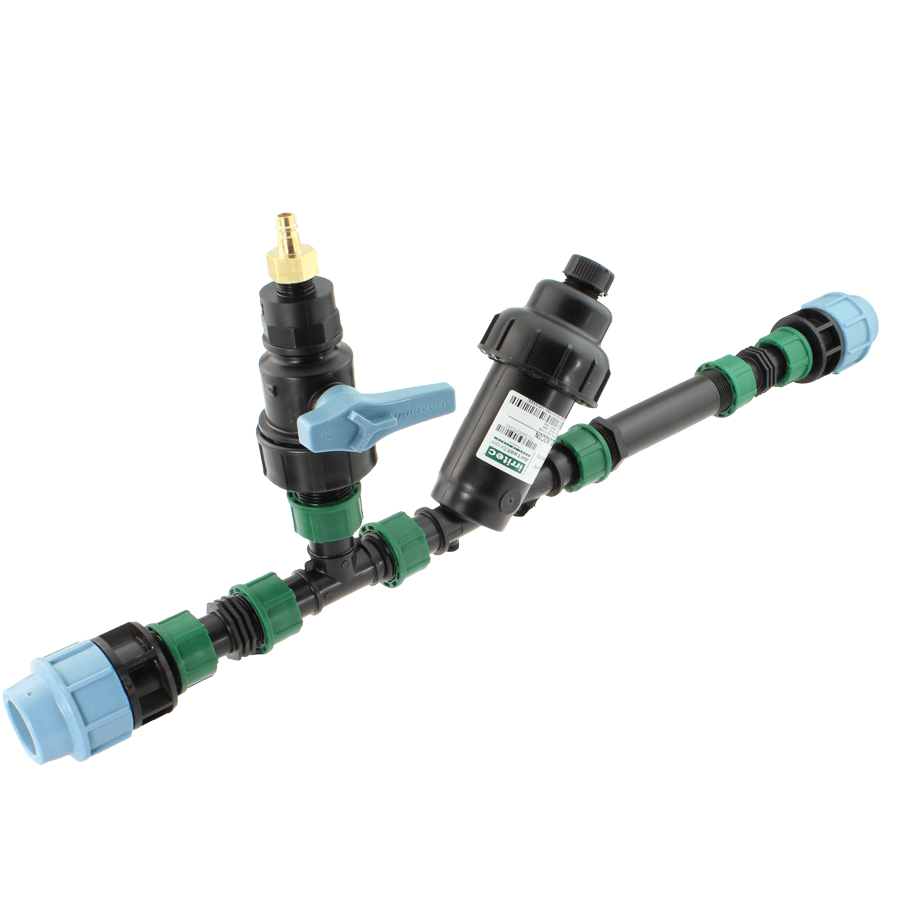 Vorstation mit Filtereinheit und Magnetventil