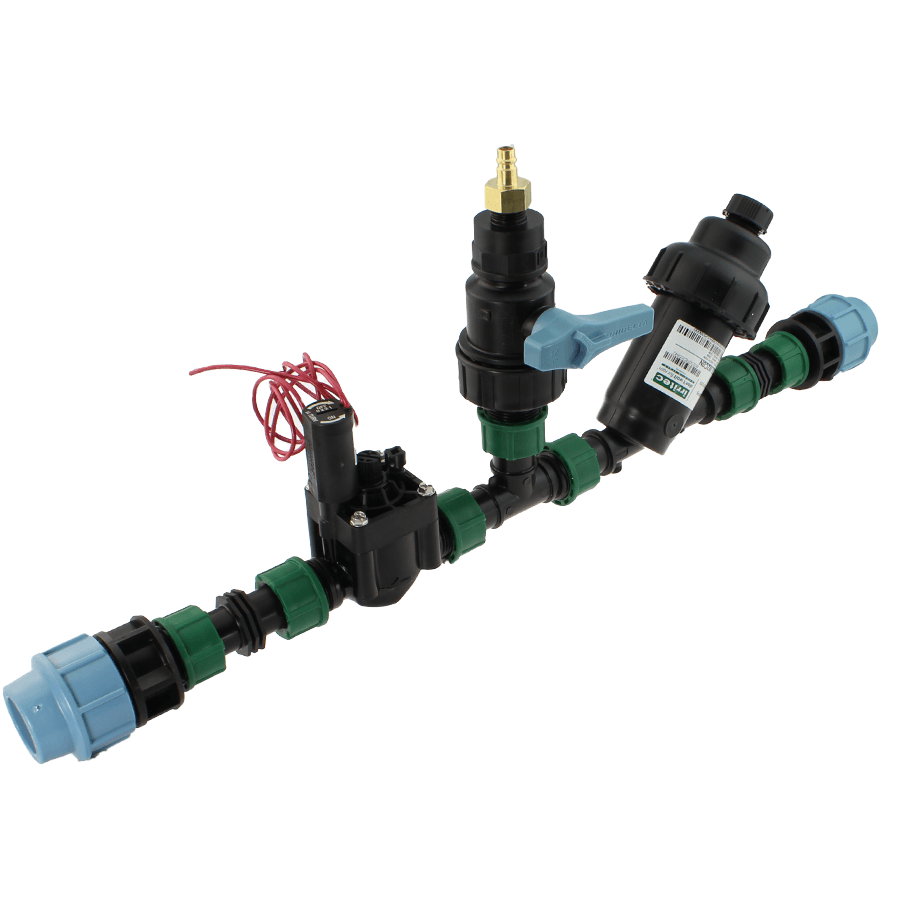 Vorstation mit Filtereinheit,Magnetventil und Druckluftanschluss