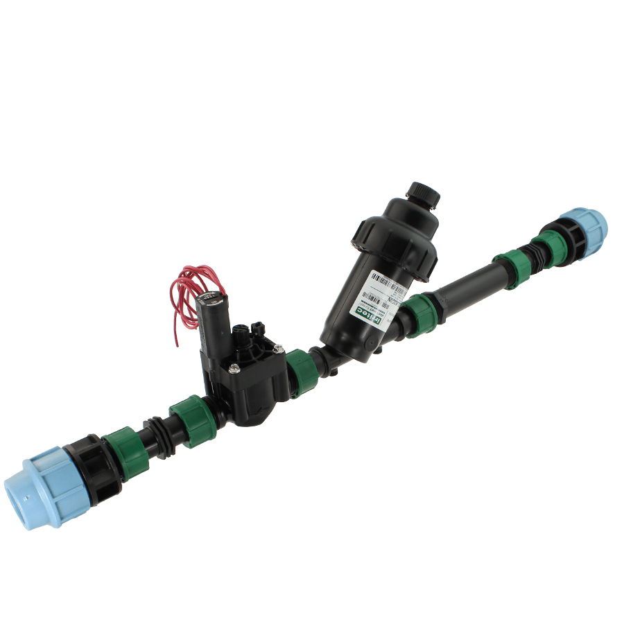 Vorstation mit Filtereinheit und Magnetventil