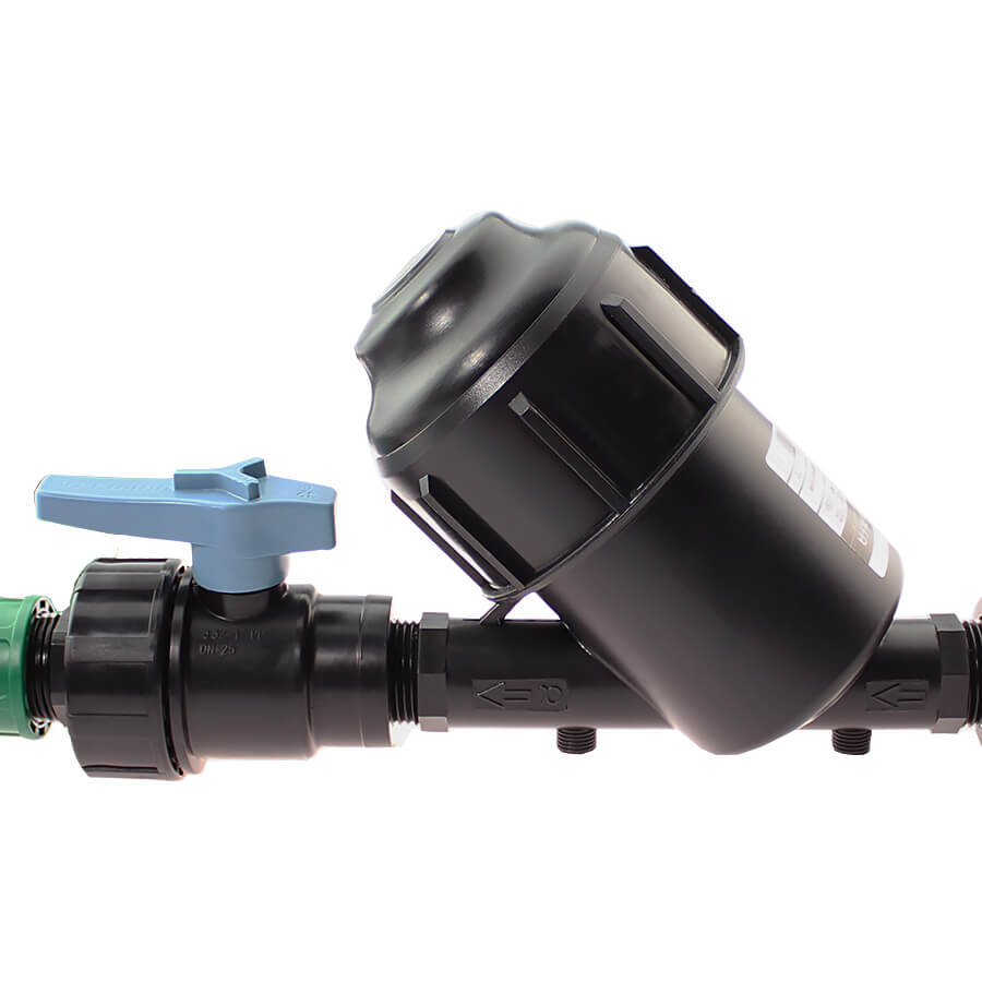 PA0330 Detail Y-Filter und Unidelta Kugelhahn