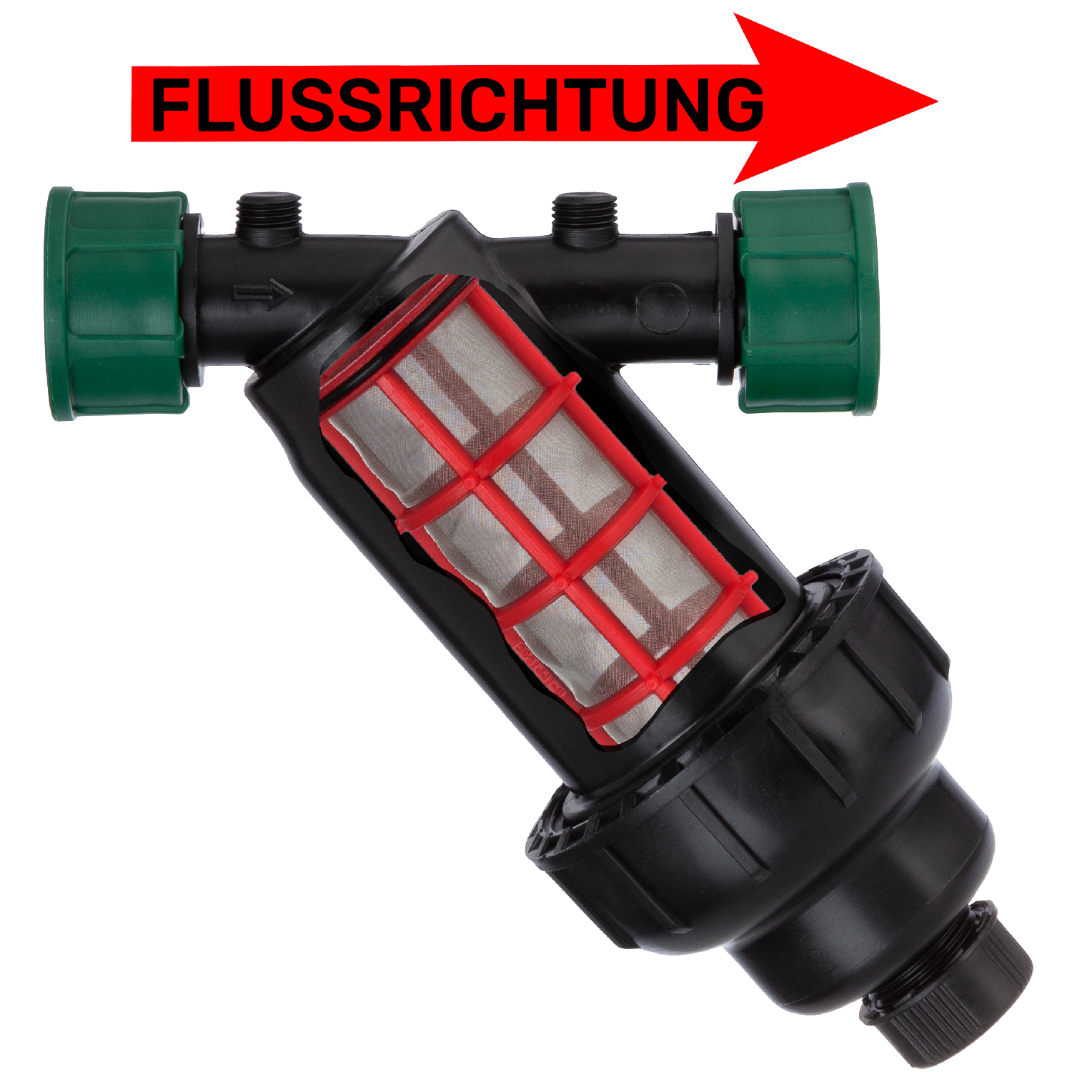 Durchflussrichtung Y-Filter Edelstahlnetzfilter vs. Scheibenfilter