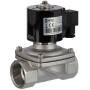 Edelstahl Magnetventil <b>220 V AC</b> 2fach Innengewinde