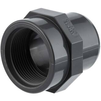 U-PVC male solvent adapter, female thread, 32mm x 3/4"