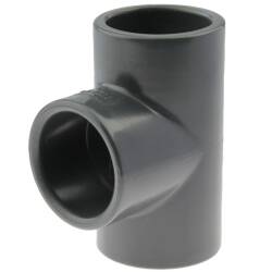U-PVC solvent tee 90&deg;