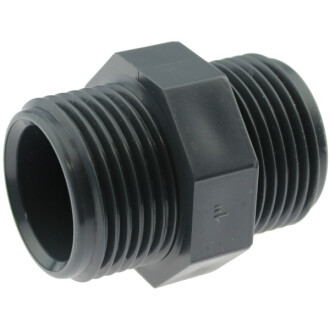 U-PVC male threaded nipple 4"