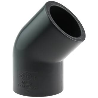 U-PVC solvent elbow 45°, 12mm