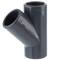 Tee a 45° a incollare, in PVC-U, 20mm