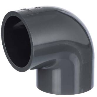 U-PVC solvent elbow 90°, 90mm