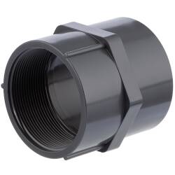 U-PVC solvent socket with female thread