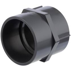 U-PVC solvent socket with female thread