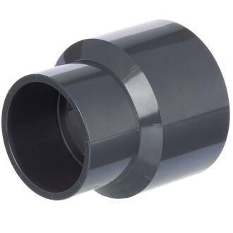 PVC-U Reduziermuffe Industrie, 2fach Klebemuffe