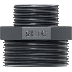 PVC-U Reduziernippel, 2fach Aussengewinde