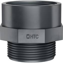 PVC-U Socket Nipple, Male x Female Thread
