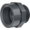 PVC-U Socket Nipple, Male x Female Thread