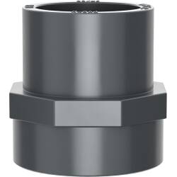 PVC-U &Uuml;bergangsmuffe, Klebemuffe/-stutzen x Innengewinde