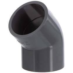 U-PVC solvent elbow 45&deg;