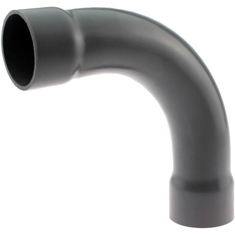 Curva a 90 a incollare f/f in PVC-U 10 bar, corto