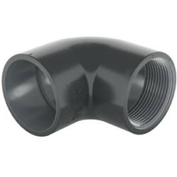 U-PVC solvent elbow 90&deg; x female thread