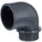 U-PVC solvent elbow 90° x male thread