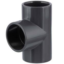 U-PVC solvent tee 90&deg;