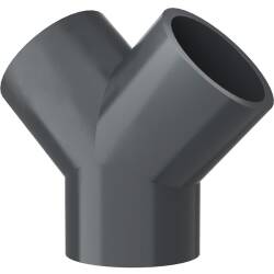 PVC-U Y-Piece, Triple Female Socket