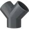 PVC-U Y-Piece, Triple Female Socket