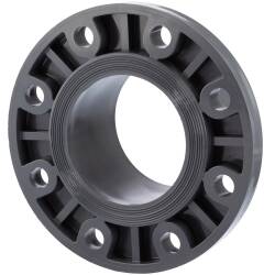 U-PVC fixed flange with solvent stub
