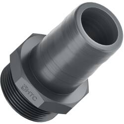 PVC-U Hose nozzle with External Thread