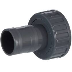 U-PVC hose tail with female thread and nut