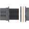 U-PVC solvent tank connector m/f socket x socket/male thread