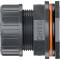 PVC-U crimp connection feed-through coupling