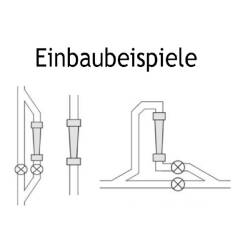 HTC&copy; PVC-U Durchflussmessger&auml;t S&uuml;sswasser 2fach Klebemuffe