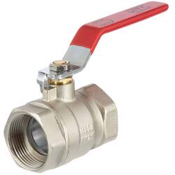 Brass female threaded ball valve with steel handle