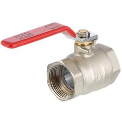 Brass female threaded ball valve with steel handle