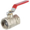 Brass female threaded ball valve with steel handle