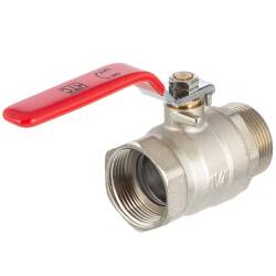 Brass female/male threaded ball valve with steel handle