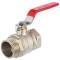 Brass female/male threaded ball valve with steel handle