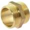 Brass male threaded nipple