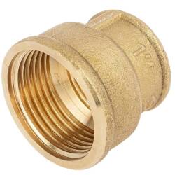 Brass reducing female threaded socket