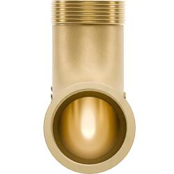Bogen 90&deg; Messing Innengewinde x Aussengewinde