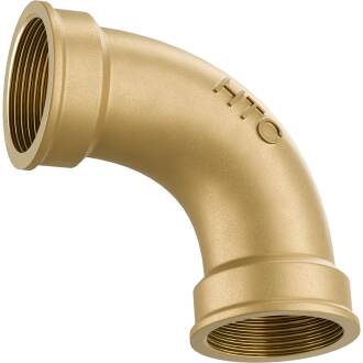 Brass female threaded bend 90°