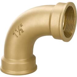 Brass female threaded bend 90&deg;