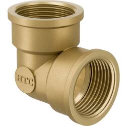 Brass female threaded elbow 90&deg;