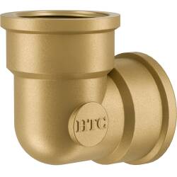 Brass female threaded elbow 90&deg;